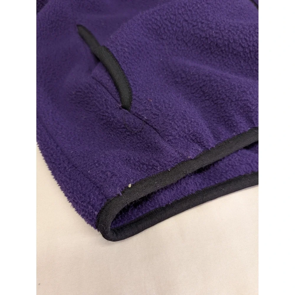 Vintage Speedo Purple Fleece Jacket Mens Small‎ Full Zip Athletic Outdoor